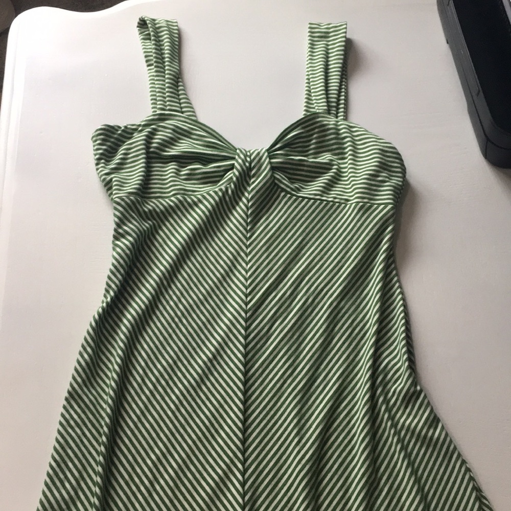 MAX STUDIO dress sz. XS green stripe